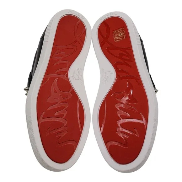 Christian Louboutin Women's F.A.V Fique A Vontade Sneakers in Black $995 - Picture 7 of 10